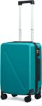 Carry On Luggage 22x14x9 Airline Approved With Wheels 20 inch Carry On Bag Hard Case Luggage TSA Approved Carry On Suitcase Rolling Luggage For Women Men,Caribbean Blue
