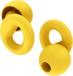 Noise Canceling Earplugs for Sleep and Concentration– New Flexible Earplugs for Better Attenuation–2 Pair Reusable –Deal for Side Sleepers &Noise Sensitive Person – 27dB Noise Cancellation–Yellow