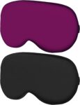 Silk Sleep Mask for Women Man, Thicken Eye Mask for Sleeping, Breathable Eye Covers for Sleeping, Soft Eyesahde, Reduces Puffy Blindfold