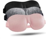 Sleep Mask for Side Sleeper 3 Pack, Blackout 3D Eye Mask for Sleeping, Night Blindfold for Men Women